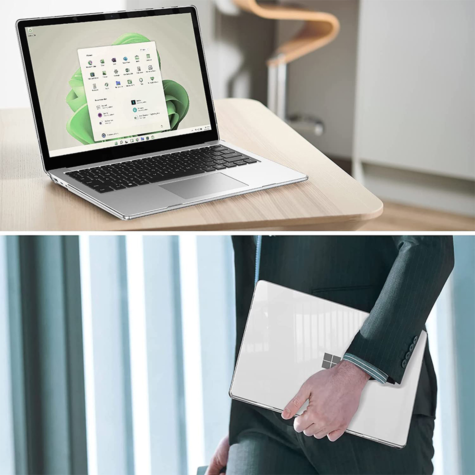 Clear Hard Case for Surface Laptop 5 4 3 13.5 Metal