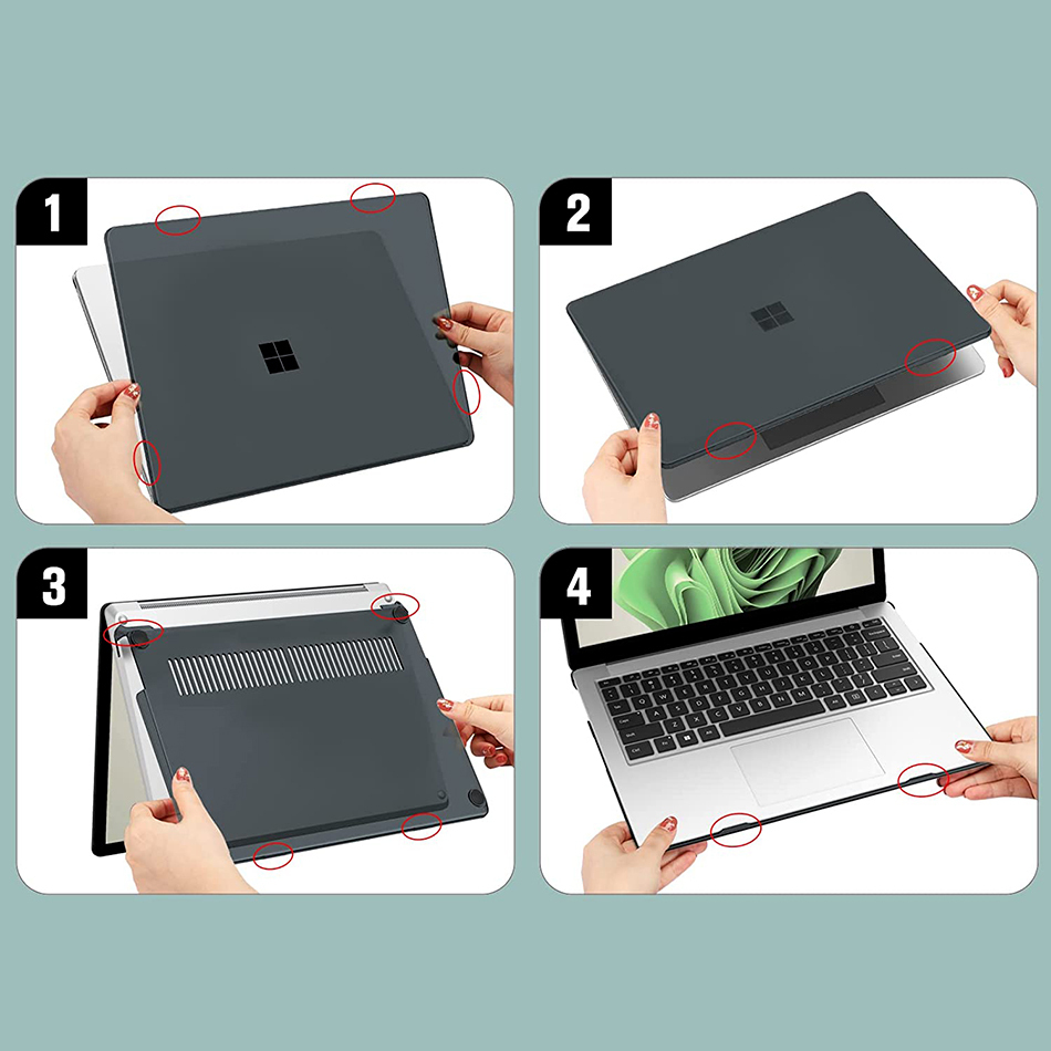Frosted Case for Surface Laptop 5 4 3 13.5