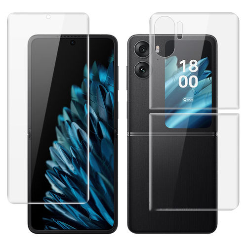 Imak (3-in-1) Hydrogel TPU Film Front / Back / Screen Protector for Oppo Find N2 Flip