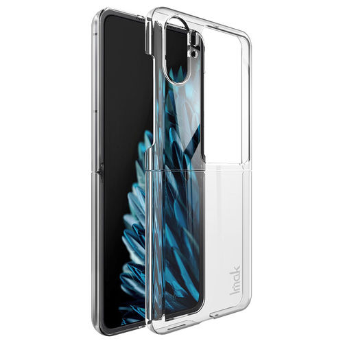 Imak Crystal Hard Shell Case for Oppo Find N2 Flip - Clear (Gloss Grip)