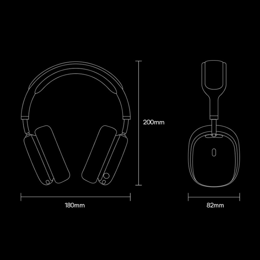 Baseus Bowie H2 Noise-Cancelling Bluetooth Wireless Headphones