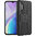 Dual Layer Rugged Shockproof Case & Stand for realme XT - Black