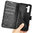 Leather Wallet Case & Card Holder Pouch for Samsung Galaxy A34 5G - Black