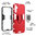 Slim Armour Tough Shockproof Case / Metal Ring Holder for Samsung Galaxy A34 5G - Red