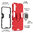 Slim Armour Tough Shockproof Case / Ring Holder for Samsung Galaxy A14 5G / 4G - Red
