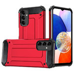 Military Defender Tough Shockproof Case for Samsung Galaxy A14 5G / 4G - Red