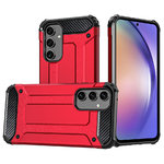 Military Defender Tough Shockproof Case for Samsung Galaxy A54 5G - Red