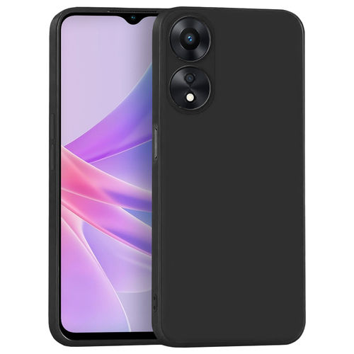 Flexi Stealth Liquid Silicone Case for Oppo A78 5G - Black (Matte)