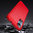 Flexi Slim Carbon Fibre Case for Oppo A78 5G - Brushed Red
