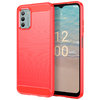 Flexi Slim Carbon Fibre Case for Nokia G22 - Brushed Red