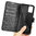 Leather Wallet Case & Card Holder Pouch for Nokia G22 - Black
