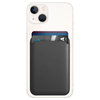 MagSafe Leather Wallet Case (Card Holder Pouch) for Apple iPhone 16 / 15 / 14 / 13 - Black