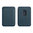 MagSafe Leather Wallet Case (Card Holder Pouch) for Apple iPhone 16 / 15 / 14 / 13 - Blue