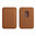 MagSafe Leather Wallet Case (Card Holder Pouch) for Apple iPhone 15 / 14 / 13 / 12 - Brown