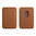 MagSafe Leather Wallet Case (Card Holder Pouch) for Apple iPhone 16 / 15 / 14 / 13 - Brown