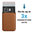 MagSafe Leather Wallet Case (Card Holder Pouch) for Apple iPhone 15 / 14 / 13 / 12 - Brown