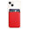 MagSafe Leather Wallet Case (Card Holder Pouch) for Apple iPhone 16 / 15 / 14 / 13 - Red
