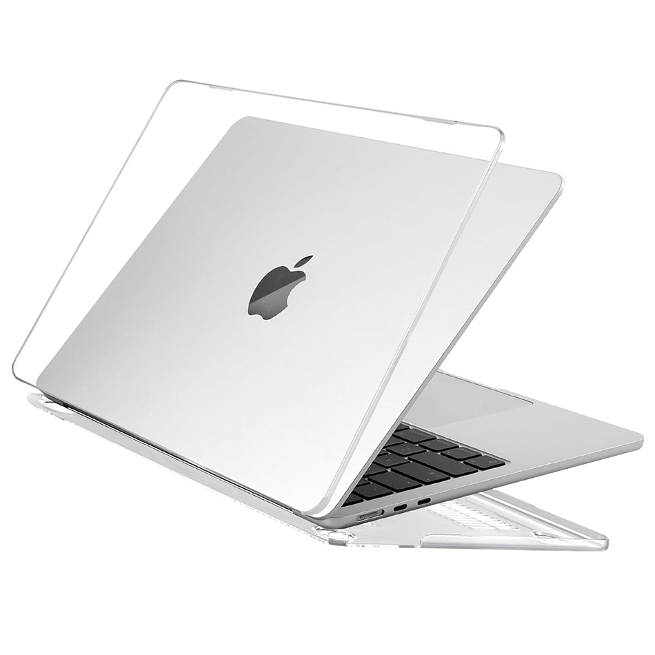 Glossy Hard Case for MacBook Air 15 inch 2024 2023 Clear
