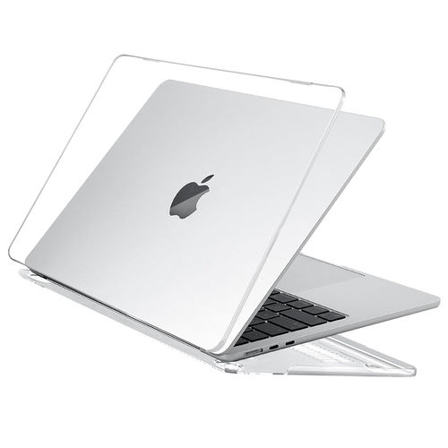 Glossy Hard Shell Case for Apple MacBook Air (15-inch) 2025 / 2024 / 2023 - Clear