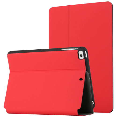 Dual-Folding (Sleep/Wake) Case for Apple iPad Mini (1st / 2nd / 3rd / 4th / 5th Gen) - Red