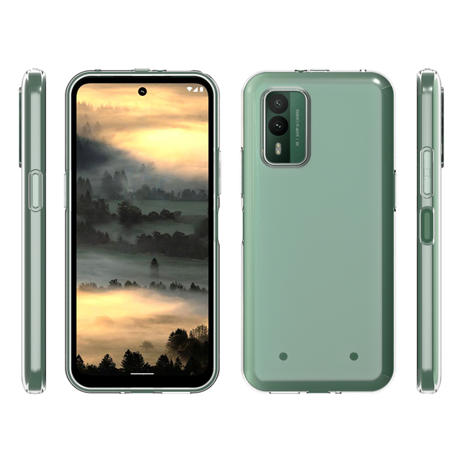 Flexi Slim Gel Case for Nokia XR21 - Clear (Gloss Grip)