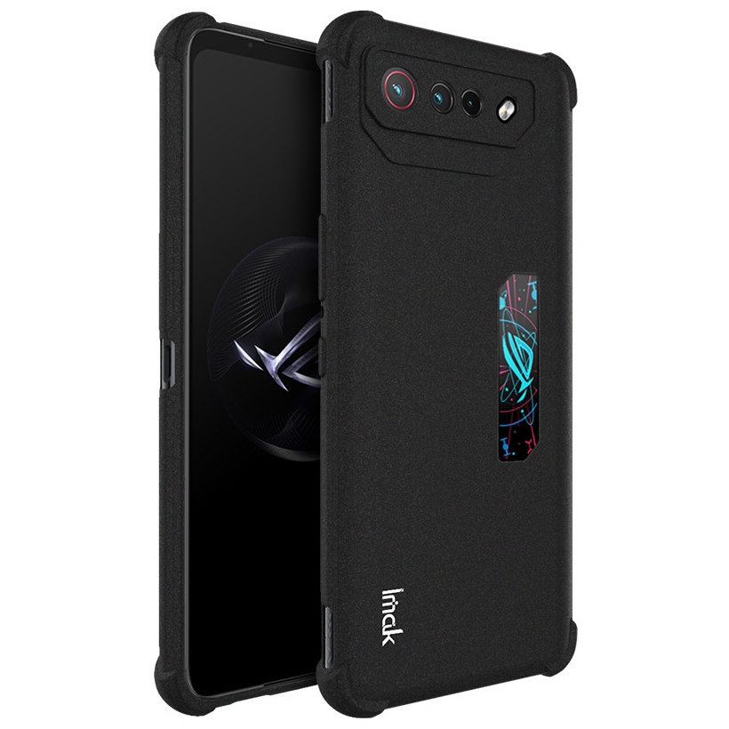 Imak Flexi Shock (Sandy Feel) Case for Asus ROG Phone 7 Ultimate - Black (Matte)