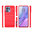 Flexi Slim Carbon Fibre Case for Motorola Edge 40 - Brushed Red