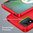 Flexi Slim Carbon Fibre Case for Motorola Moto E13 - Brushed Red