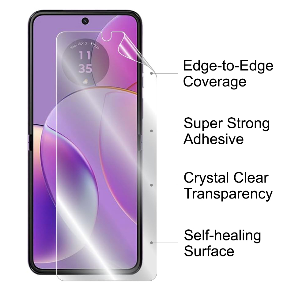 Imak Privacy Soft Hydrogel III Screen Protector for Motorola Razr 40 Ultra