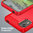 Flexi Slim Carbon Fibre Case for Nokia C12 - Brushed Red