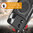 Heavy Duty Shockproof Case / Slide Camera Cover for Motorola Moto E13 - Black