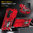 Slim Armour Shockproof Case / Slide Cover / Ring Stand for Samsung Galaxy Z Fold5 - Red