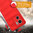 Flexi Grip Defender Shockproof Case for Motorola Edge 40 - Red (Matte)