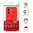 Flexi Grip Defender Shockproof Case for Motorola Edge 40 - Red (Matte)