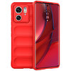 Flexi Grip Defender Shockproof Case for Motorola Edge 40 - Red (Matte)