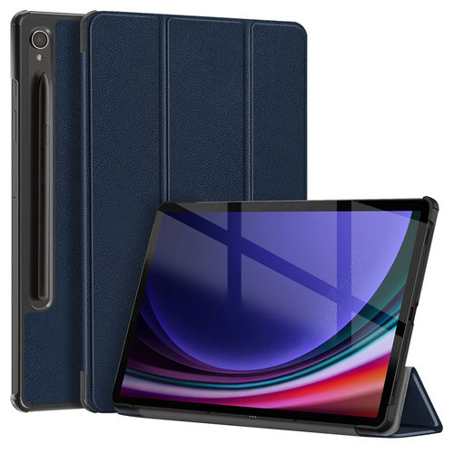 Trifold (Sleep/Wake) Smart Case & Stand for Samsung Galaxy Tab S9 - Dark Blue