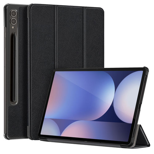 Trifold (Sleep/Wake) Smart Case & Stand for Samsung Galaxy Tab S10+ / S9+ (Black)