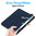 Trifold (Sleep/Wake) Smart Case & Stand for Samsung Galaxy Tab S9+ (Dark Blue)