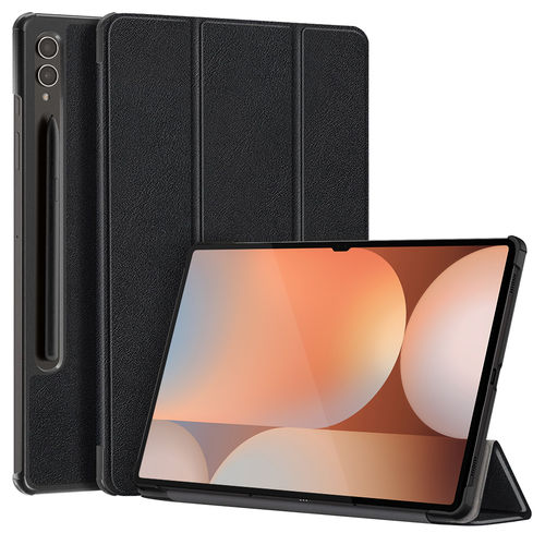 Trifold (Sleep/Wake) Smart Case & Stand for Samsung Galaxy Tab S10 Ultra / S9 Ultra - Black