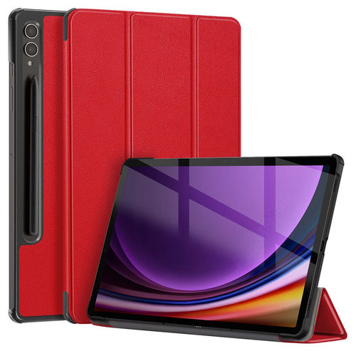 Trifold (Sleep/Wake) Smart Case & Stand for Samsung Galaxy Tab S9 Ultra - Red