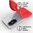 Flexi Grip Defender Shockproof Case for Oppo Reno10 5G - Red (Matte)