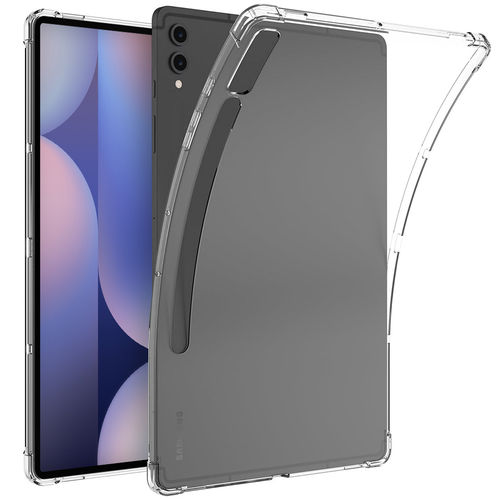 Flexi Gel Shockproof Case for Samsung Galaxy Tab S10+ / S9+ (Clear) (Gloss Grip)