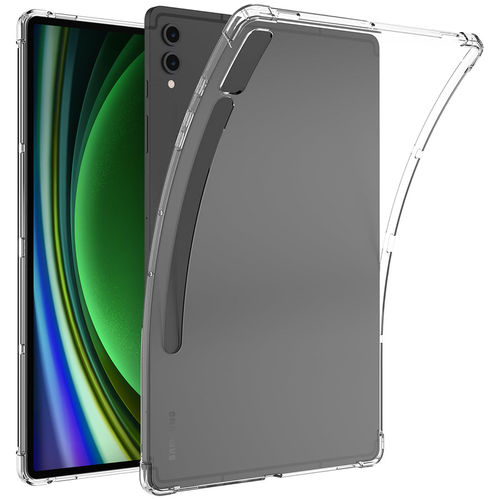 Flexi Gel Shockproof Case for Samsung Galaxy Tab S9+ (Clear) (Gloss Grip)