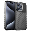 Flexi Thunder Tough Shockproof Case for Apple iPhone 15 Pro - Black (Texture)