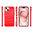 Flexi Slim Carbon Fibre Case for Apple iPhone 15 - Brushed Red