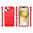 Flexi Slim Carbon Fibre Case for Apple iPhone 15 Plus - Brushed Red