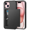 Tough Armour Slide Case & Card Holder for Apple iPhone 15 - Black