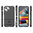 Anti-Shock Grid Texture Shockproof Case for Apple iPhone 15 Plus - Black