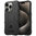 Anti-Shock Grid Texture Shockproof Case for Apple iPhone 15 Pro Max - Black