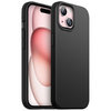 Flexi Stealth (MagSafe) Liquid Silicone Case for Apple iPhone 15 - Black (Matte)